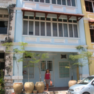 Penang, UNESCO heritage city center, where we rent an appartment for a few days